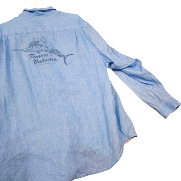 Tommy Bahama Linen Long Sleeved Button-down Shirt - Picture 7 of 12